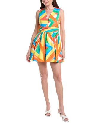 Milly Milly Nikki Stripe Poplin Mini Dress