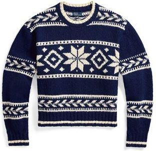 Ralph Lauren SNOWFLAKE-MOTIF WOOL-BLEND SWEATER