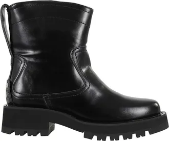 Ganni Ankle Boots, female, Black, Size: 8 US Boots in Low Oleatex