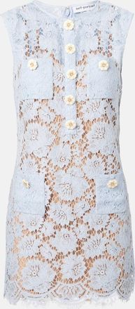 Self Portrait Abito corto in pizzo floreale