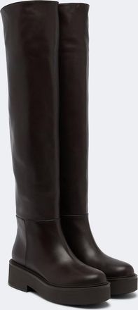Gianvito Rossi Hiro leather over-the-knee boots