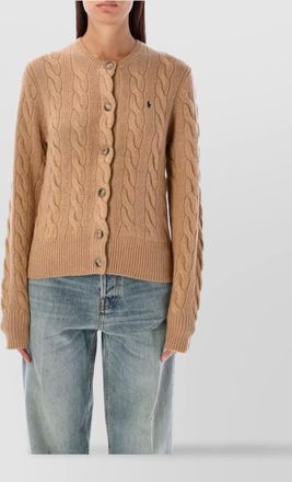 Polo Ralph Lauren cable knit crewneck cardigan