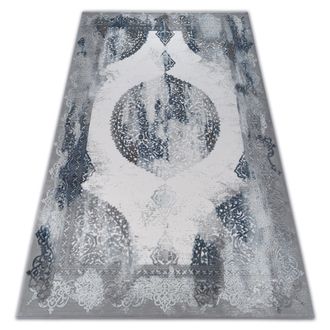 RugsX Rugsx - Alfombra Acr&iacute;lica Valencia 5040 Oriente Azul/gris Grey 80x150 Cm