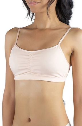 Everviolet Astrid Pocketed Bralette in Blush at Nordstrom, Size Xx-Large