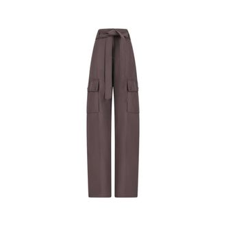 Andamane Straight Trousers, female, Brown, Size: S Xandra Trousers