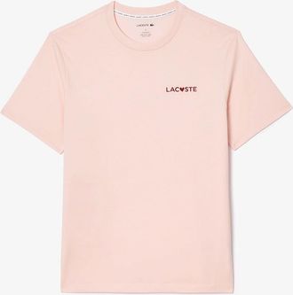 Lacoste Mens Valentines Loungewear T-Shirt - Pink - Size: 38