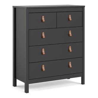 Furniture To Go Barcelona Chest 3+2 Drawers in Black
