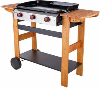 Somagic Plancha De Asar A Gas San Sebastian 3 Quemadores 8kw - Somagic