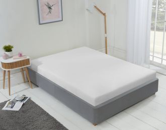 TJ Hughes Lyla Fitted Sheet in White - TJ Hughes