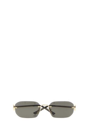 Gucci Womens Stuck Sunglasses Gold Metal