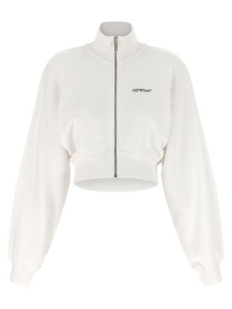 Off-white White Cotton Womens Sweatshirt