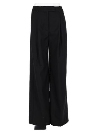 Herno Wide-Leg Trousers with High Waist and Tailored Finish