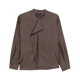 SOEUR Blusa de Seda Hampton - Blouses & Shirts - Mujer - Marr&oacute;n - XS