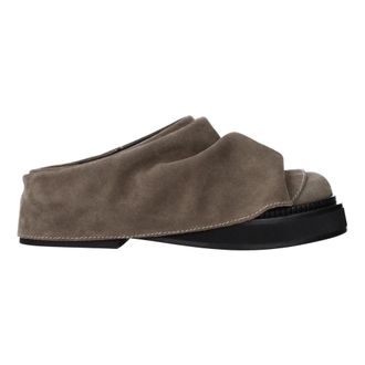 The Attico Robin Mules - Dames - Schoenen - Grijs - Maat: 39 EU Su&egrave;de