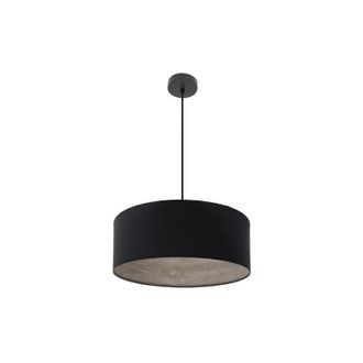Fabrilamp Colgante Tania 1xe27 Negro/negro-madera Gris Regx50x50 Cm