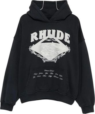 Rhude Hombre, Sudaderas, Negro, Talla: 2XL