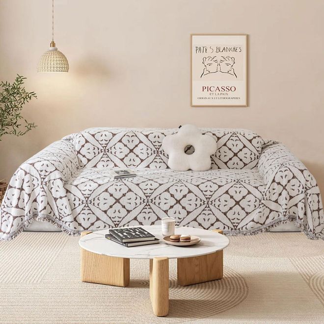 Shanna Sofa Überwurfdecke 1/2/3/4 Sitzer, Chenille AB Seiten Ganzjährig Nutzbar Sofabezug L Form U Ecksofa Große Sofa Überzug, Vielseitige Sofaüberwurf Couch ab 52,89 €
