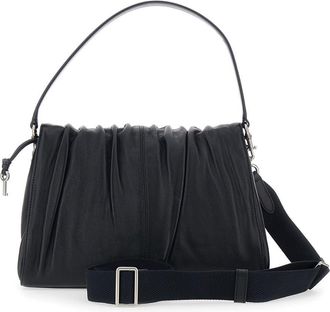 Marc Jacobs Womens Shoulder Bag The Messenger Black Leather Lamb
