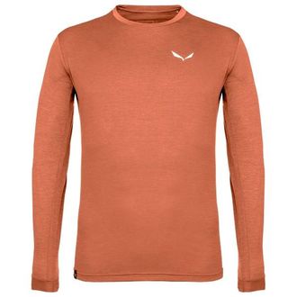 Salewa Puez Melange Dry L/S Tee Funktionsshirt f&uuml;r Herren | orange