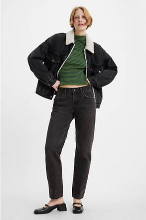 Levi's Jeans dritti Middy - Donna - 24X31 - Nero / Black Worn In