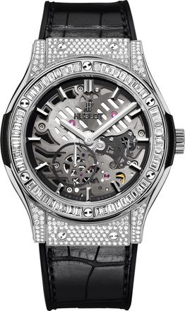 Hublot Classic Fusion Classico Ultra Thin Skeleton Dial Hand Wind Mens Watch 515.NX.0170.LR.0904