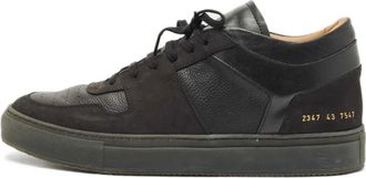 Common Projects Sneakers alte in pelle - Nero