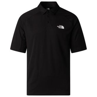The North Face Lightrange Packable Short Sleeve Polo Funktionsshirt f&uuml;r Herren | schwarz
