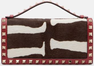 Valentino Garavani Rockstud Mini calf hair crossbody bag