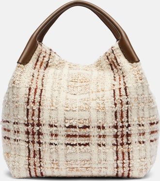 Loro Piana Borsa Bale Large con pelle