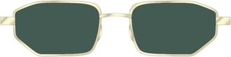 Off-white Off White Oeri14j Loa 7655 Gold Green Sunglasses