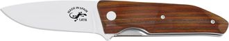 OEM Navaja Salamandra 190021, Con Mango De Cocobolo, 85 Gramos De Peso, Hoja De 8 Cm De Acero Inoxidable 1.4116 + Pa&ntilde;uelo Desenfunda