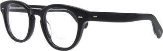 Oliver Peoples Klassieke ronde montuurbril - unisex - Brillen - Zwart - 48 MM - Accessoires