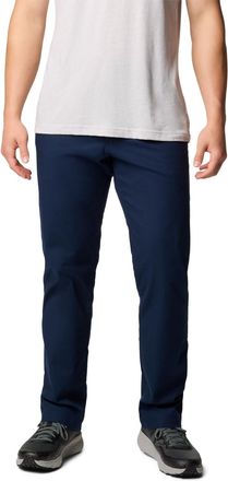 Columbia Mens Flex ROC Pant Hiking, Collegiate Navy, 34W x 34L