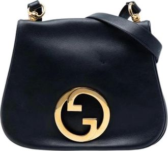 Gucci Pre-owned Shoulder Bags, female, Blue, Size: ONE SIZE Pre-owned The Blondie