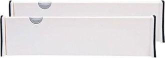 OEM Separadores/organizadores De Cajones Expandibles De 2 Piezas Para Oficina, Cocina, Cajones, Ba&ntilde;o, Dormitorio Y C&oacute;moda, Color Blanco