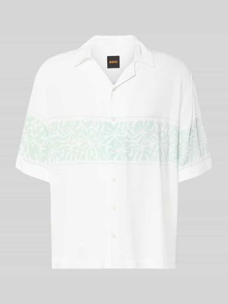 Boss Orange by Hugo Boss BOSS Orange Regular Fit Freizeithemd aus reiner Viskose Modell LAPISY in Weiss, Gr&ouml;&szlig;e XXXL