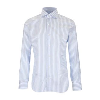 Barba Hombre, Camisas, Azul, Talla: L