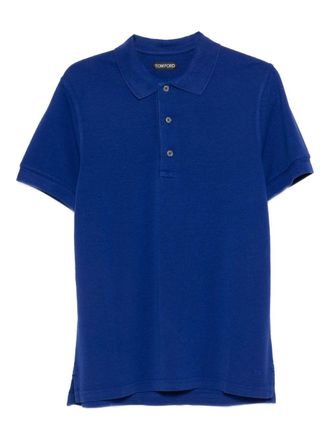 Tom Ford Mens Cotton Blend Polo Shirt