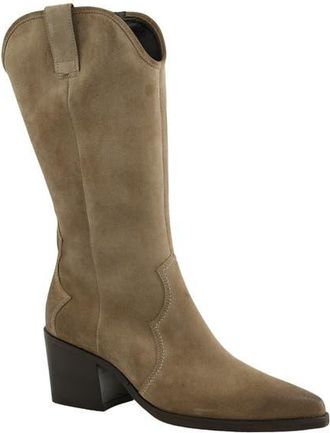 Paul Green Easton Western Boot in Antelope Soft Suede at Nordstrom, Size 7.5