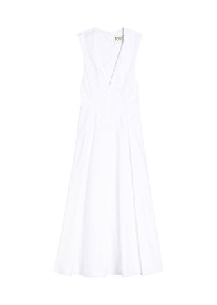 Tove Anisa Cotton-poplin Maxi Dress - White - 42 (UK14 / L)