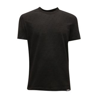 Dsquared2 T-Shirts, male, Black, Size: L Maglia Underwear Logo All Over