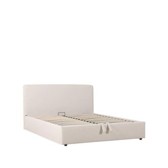 Klast Cama abatible 150 tapizada beige 162x102 cm