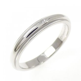 Tiffany & Co. Silver Platinum 950 Band Ring (Pre-Owned)