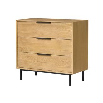 Woodek C&oacute;moda en roble macizo y chapa