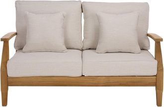 Safavieh Couture Martinique Wood Patio Loveseat