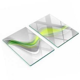 OEM Taglieri E Vassoi Decorativi In Vetro, Motivo Astratto A Onde, 2x40x52 Cm