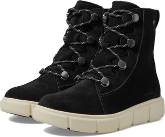 Sorel Womens Explorer Iii Joan Waterproof Boots In Black/chalk