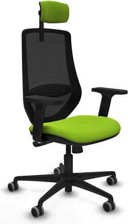 Piqueras y Crespo Sedia Ufficio Con Poggiatesta Piqueras Y Crespo D036g2w Pistacchio