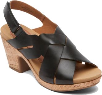 Rockport Womens Alleah Sling Back Sandals In Black