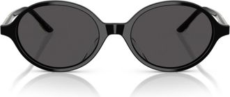 Oliver Peoples Black Collezione Khaite OV5574SU-2000C Acetate Oval Sunglasses